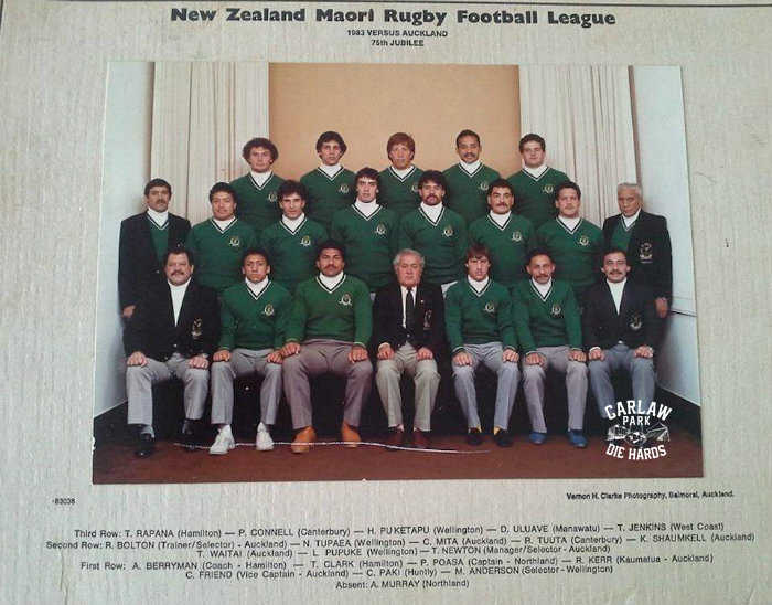 New Zealand Maori Rugby League Team 1983